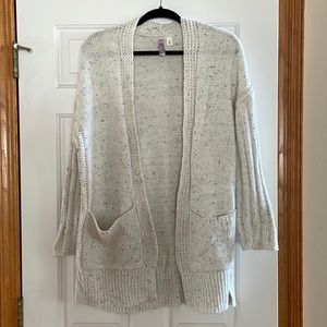 Alya Long Cardigan, White